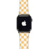 Yellow and White Checkerboard Apple Watch Band 42-44mm