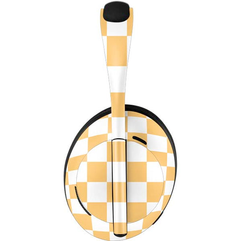 Yellow and White Checkerboard Bose Noise Cancelling Headphones 700 Skin