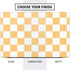 Yellow and White Checkerboard Dell Vostro Skin