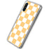 Yellow and White Checkerboard Galaxy A10e Clear Case
