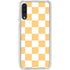 Yellow and White Checkerboard Galaxy A50 Clear Case