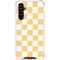 Yellow and White Checkerboard Galaxy A54 5G Clear Case
