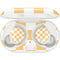 Yellow and White Checkerboard Galaxy Buds Plus Skin