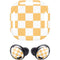 Yellow and White Checkerboard Galaxy Buds Pro Skin