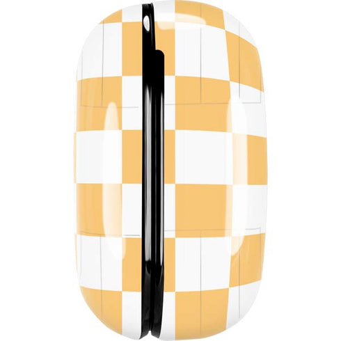 Yellow and White Checkerboard Galaxy Buds Pro Skin
