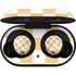 Yellow and White Checkerboard Galaxy Buds Skin