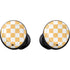 Yellow and White Checkerboard Galaxy Buds Skin