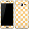 Yellow and White Checkerboard Galaxy J3 Skin