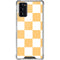 Yellow and White Checkerboard Galaxy Note20 5G Clear Case