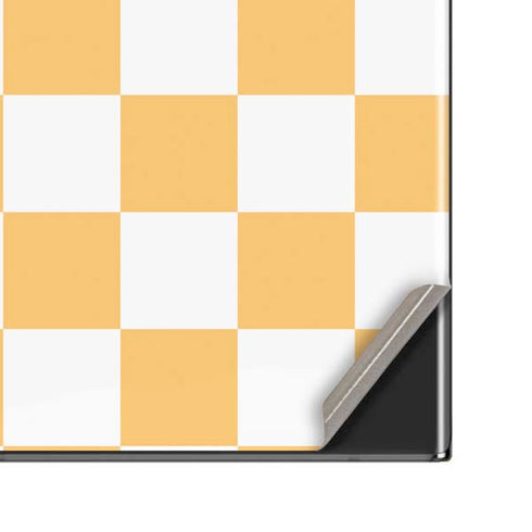 Yellow and White Checkerboard Galaxy Note20 Ultra 5G Skin