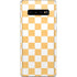 Yellow and White Checkerboard Galaxy S10 Plus Skin