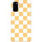 Yellow and White Checkerboard Galaxy S20 Lite Case