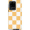 Yellow and White Checkerboard Galaxy S20 Ultra 5G Pro Case
