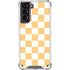 Yellow and White Checkerboard Galaxy S21 5G Clear Case