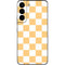 Yellow and White Checkerboard Galaxy S22 Skin