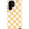 Yellow and White Checkerboard Galaxy S22 Ultra Pro Case