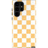 Yellow and White Checkerboard Galaxy S22 Ultra Pro Case