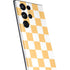 Yellow and White Checkerboard Galaxy S22 Ultra Skin