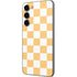 Yellow and White Checkerboard Galaxy S23 Plus Skin