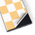 Yellow and White Checkerboard Galaxy S23 Ultra Skin