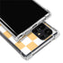 Yellow and White Checkerboard Galaxy S24 Ultra Clear Case