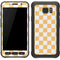 Yellow and White Checkerboard Galaxy S7 Active Skin