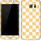 Yellow and White Checkerboard Galaxy S7 Edge Skin