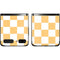 Yellow and White Checkerboard Galaxy Z Flip Skin