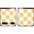 Yellow and White Checkerboard Galaxy Z Flip Skin