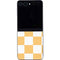Yellow and White Checkerboard Galaxy Z Flip5 5G Skin