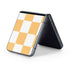 Yellow and White Checkerboard Galaxy Z Flip5 5G Skin