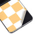 Yellow and White Checkerboard Galaxy Z Flip5 5G Skin