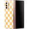 Yellow and White Checkerboard Galaxy Z Fold2 5G Skin