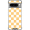 Yellow and White Checkerboard Google Pixel 8 Pro Clear Case