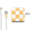 Yellow and White Checkerboard iPad Charger (10W USB) Skin