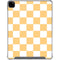 Yellow and White Checkerboard iPad Pro 12.9in (2020) Clear Case