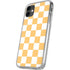 Yellow and White Checkerboard iPhone 11 Clear Case