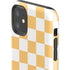 Yellow and White Checkerboard iPhone 11 Impact Case
