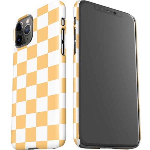Yellow and White Checkerboard iPhone 11 Pro Lite Case