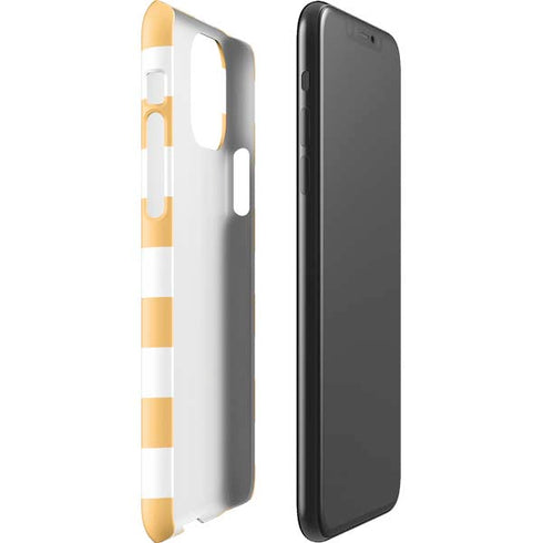 Yellow and White Checkerboard iPhone 11 Pro Max Lite Case