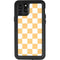 Yellow and White Checkerboard iPhone 11 Pro Waterproof Case