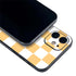 Yellow and White Checkerboard iPhone 12 Mini Skin