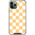 Yellow and White Checkerboard iPhone 12 Pro Max Clear Case