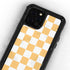 Yellow and White Checkerboard iPhone 12 Pro Waterproof Case