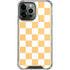 Yellow and White Checkerboard iPhone 13 Pro Max Clear Case