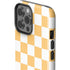 Yellow and White Checkerboard iPhone 13 Pro Max Impact Case