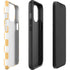 Yellow and White Checkerboard iPhone 13 Pro Max Impact Case