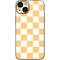 Yellow and White Checkerboard iPhone 13 Skin