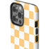 Yellow and White Checkerboard iPhone 15 Pro Impact Case