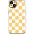 Yellow and White Checkerboard iPhone 14 Skin